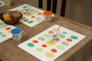 PAPERI Dining Table Placemats – Set of 6, Multi-Colored, 37 cm (15") – Stylish & Versatile Table Mats for Everyday & Special Occasions