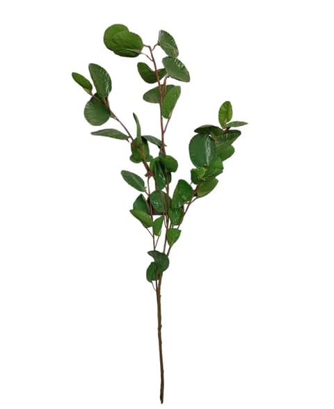 PAPERI Artificial Eucalyptus Plant Leaves – 3 Pcs Decorative Fake Flowers for Home & Office Décor