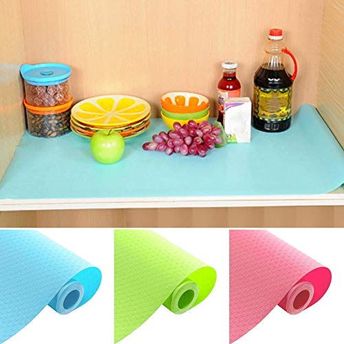 RUNER Multipurpose Anti-Slip Shelf Liners – Waterproof Kitchen, Fridge, Drawer & Wardrobe Mats, 50cm x 150cm