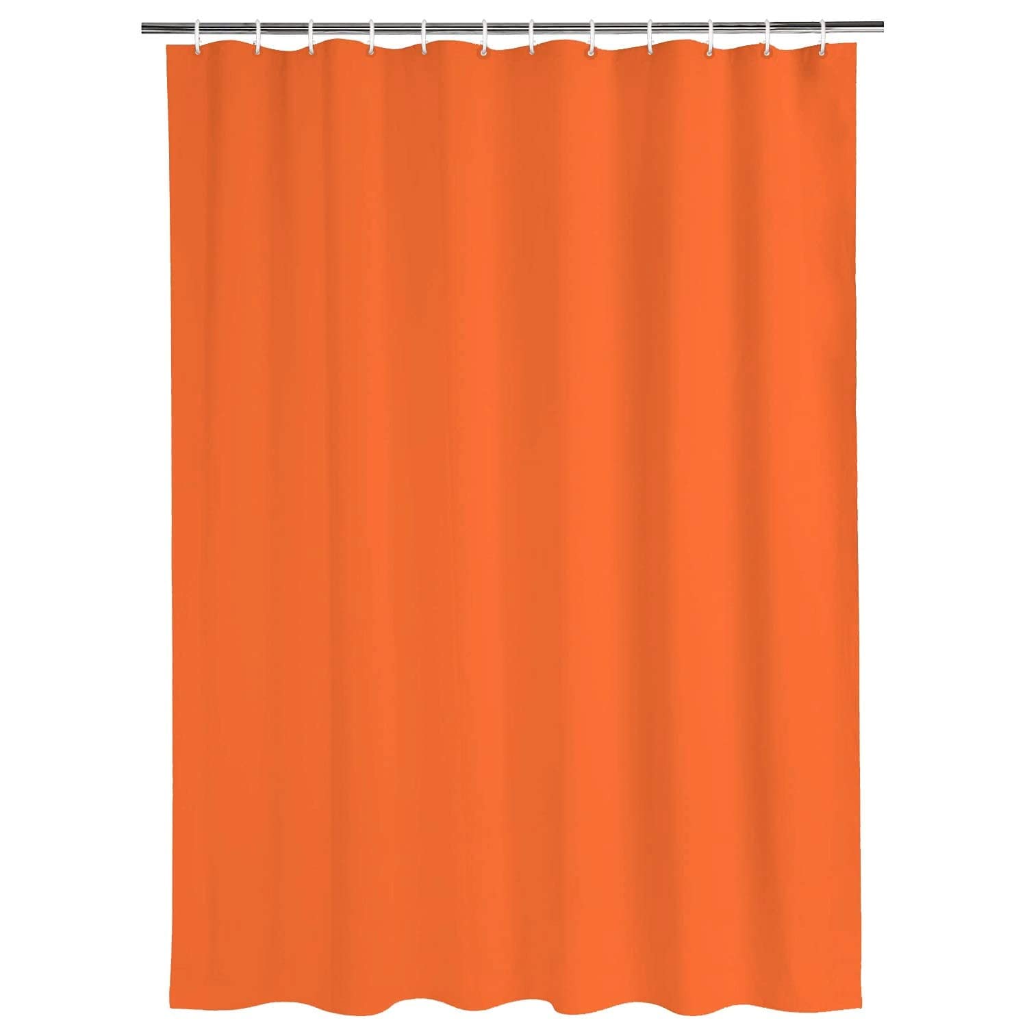DRAPERI PEVA Bathroom Shower Curtain with Hooks – 72"x72"